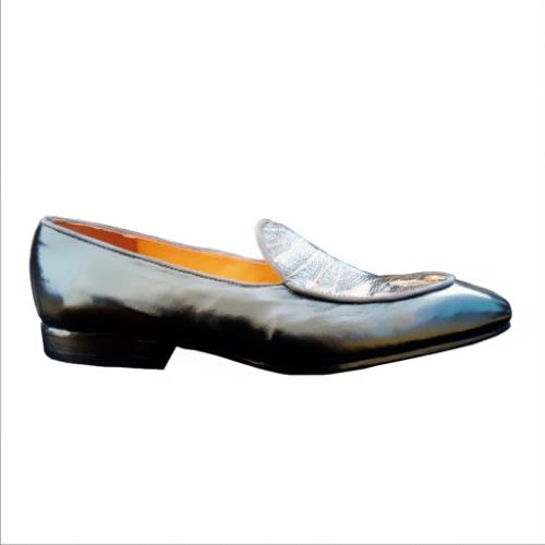 Men's Two Tone Belgian Loafers Shoe