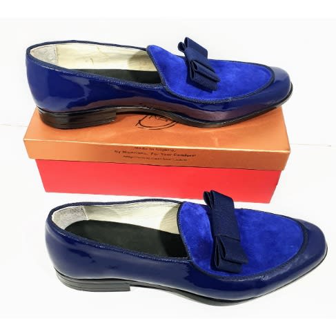Damilare Formal Tuxedo Shoe - Blue