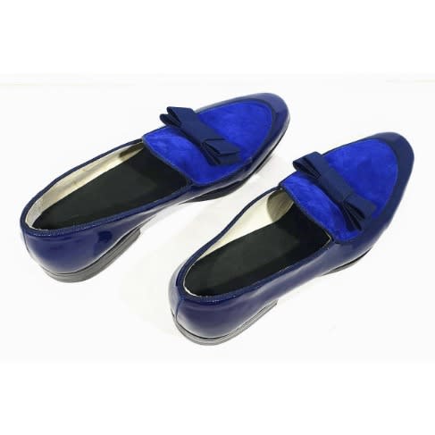 Damilare Formal Tuxedo Shoe - Blue