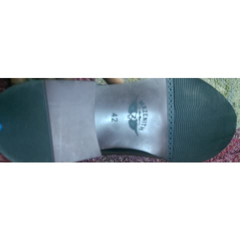 Wet Look Leather Shoe - Black