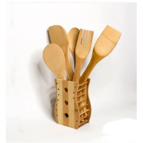 Wooden Spoon And Spatula Set