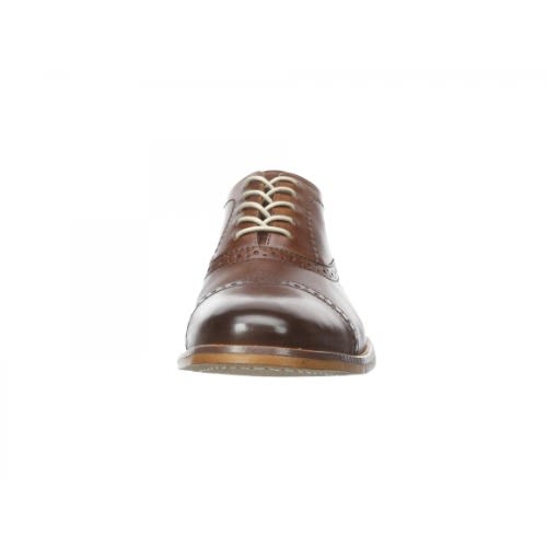 Men's Carnell Cap Toe Oxford British Tan Leather Men Shoes Oxfords