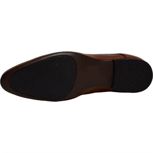 Mens Leather Derby Shoes Brown