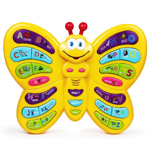 Abc Preschool Learning Toy, Butterfly Interactive Educational Toy For Kids