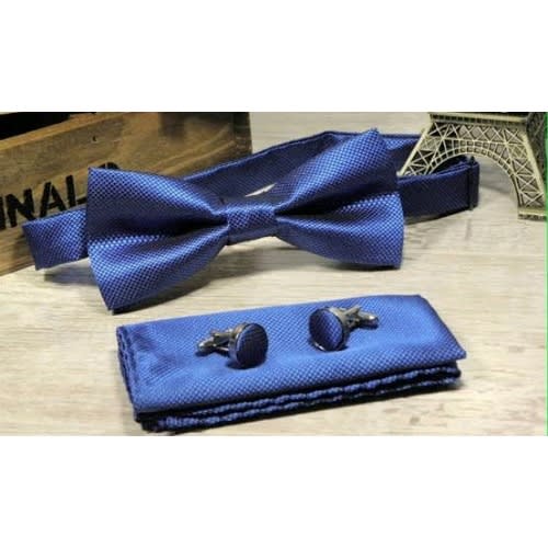 Bowtie, Pocket Square And Cufflinks
