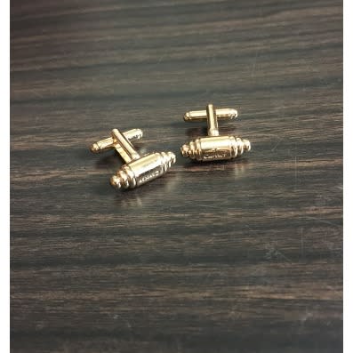 Men's Steel Rose Gold Cuff Links