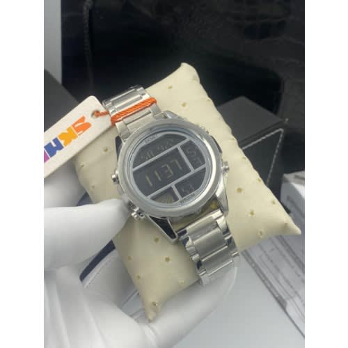 Men Digital Wristwatch - 1456 - Silver
