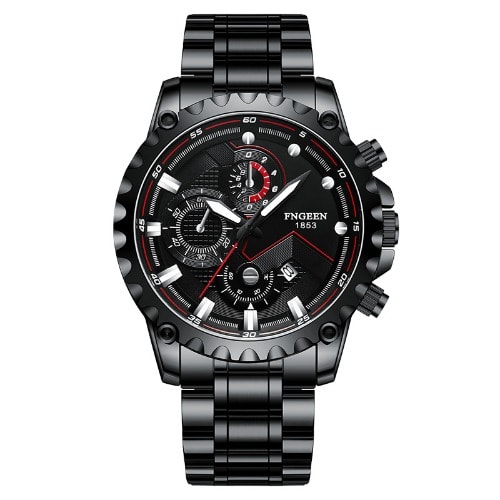 Men Quartz Movement Watch Chain Wristwatch