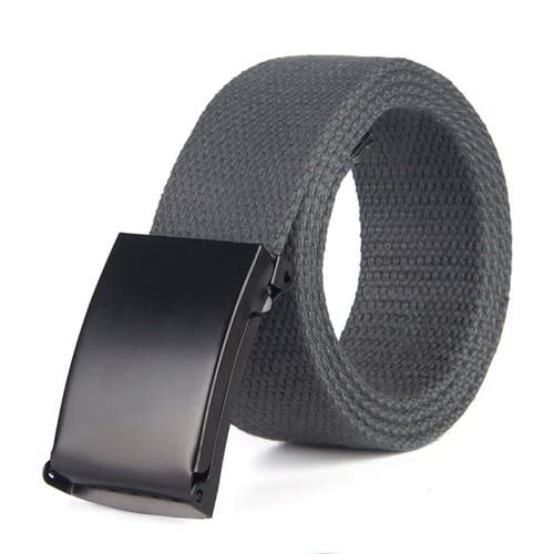 Unisex Military Style Belts - Grey