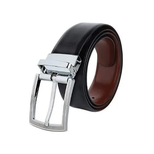 Black-Brown Double Sided Reversible Men Leather Belt
