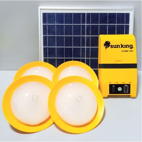 Solar Lighting- Home 120- 800 Lumens - 4 Light Bulbs