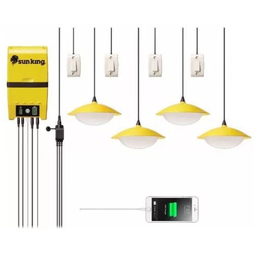 Solar Lighting- Home 120- 800 Lumens - 4 Light Bulbs