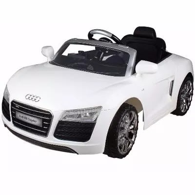 Audi R8 Spyder Licensed 12v Electric Kid's Ride On Car - White