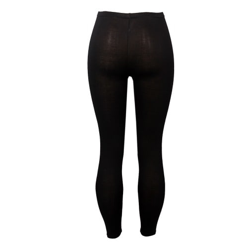 All Over Slit Leggins - Black