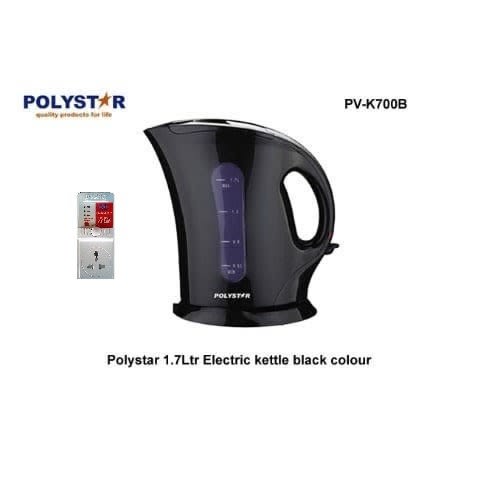1.7l Electric Jug - Pv-k700b - Black + Free Surge