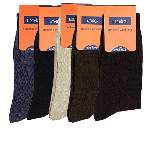 Men's Full Sock - 5 In 1 - Orange Label