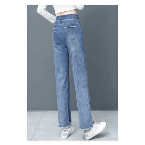 Female Flared  Jeans - Light Blue