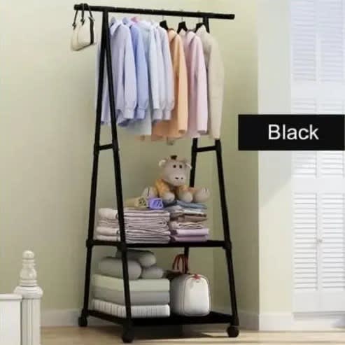 Cloth Storage Rack With Wheels