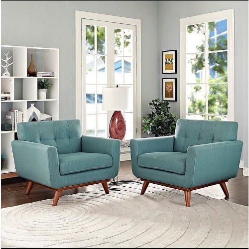 Pepsofa Jordin Accent Arm Chairs - Blue