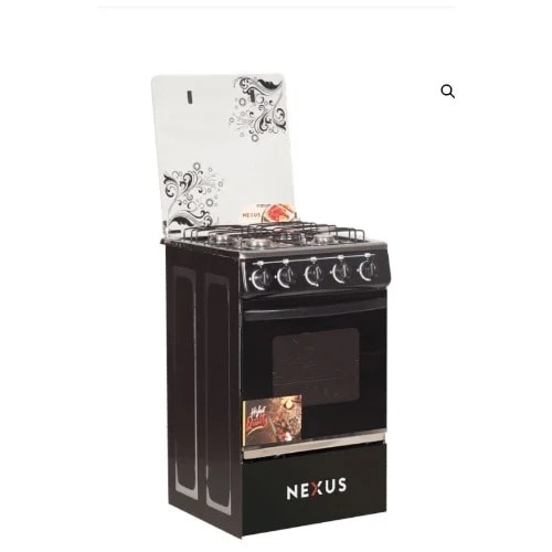 Standing Gas Cooker - 4 Gas Burners - 4+0 With Oven - 50x55cmnx-5055