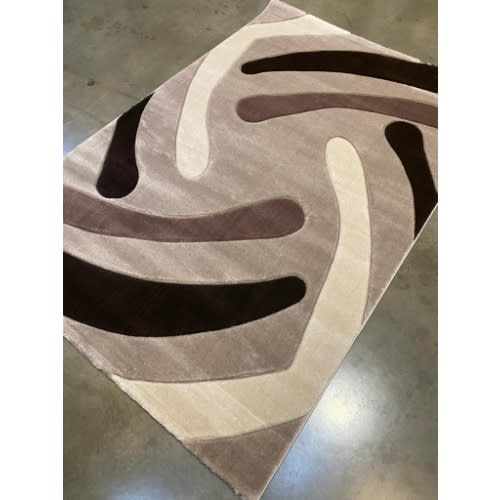 4ft By 6ft Retro Pattern Multicolor Center Turkish Rug