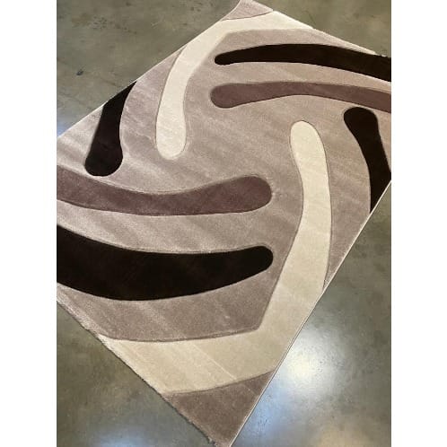 4ft By 6ft Retro Pattern Multicolor Center Turkish Rug