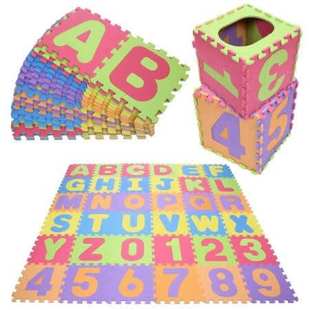 Puzzle Mat For Kids Alphabet And Number