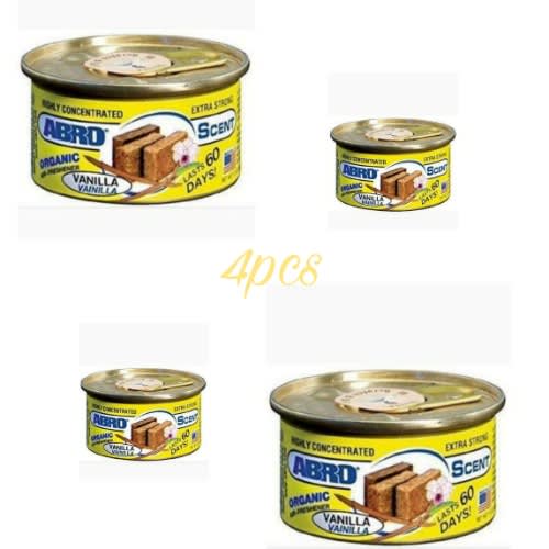 Organic Vanilla Scent 4pcs