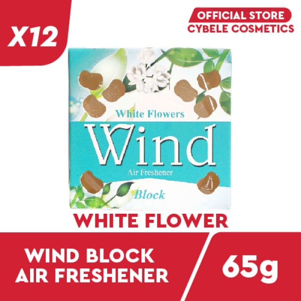 Block Air Freshener - White Floral Scented - 65g X 12