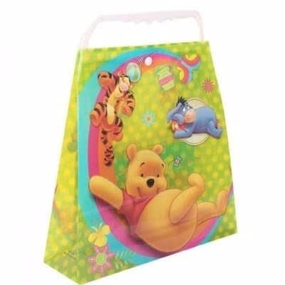 Winnie The Pooh Party Loot Bags - Pack Of 6