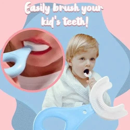 U-shaped Training Silicone Toothbrush For Kids