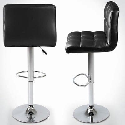 Adjustable Bar Stool - Black
