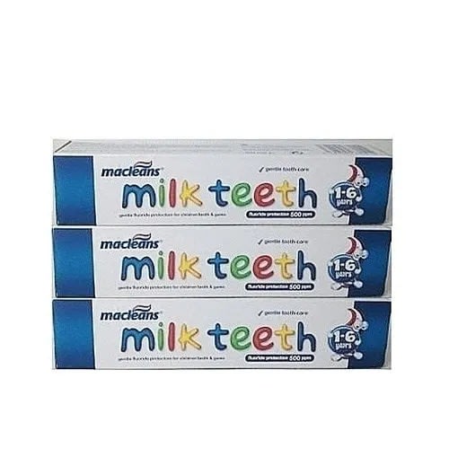 Milk Teeth Toothpaste - 1-6 Years - 3 Packs -50ml