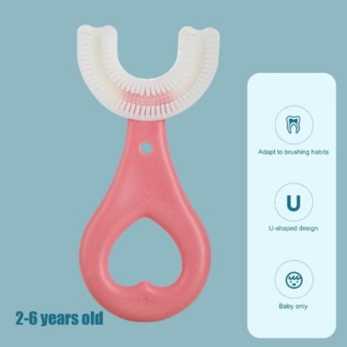 Baby U-shape Soft Silicon Toothbrush