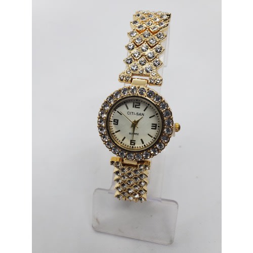 Women's Glitter Wristwatch Plus Free Earrings
