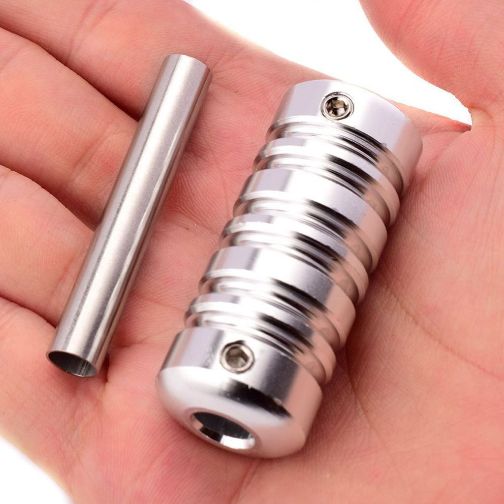 Tattoo Machine Handle Grips Tip  Tube Tattoo  Supply Silver