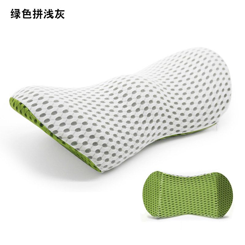 Breathable Memory Cotton Physiotherapy Lumbar-GreenAndLightGrey