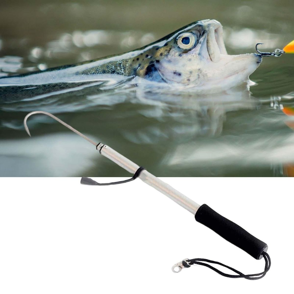 Fishing Gaff Fish Lip Gripper Fishing Tool Lip Grabber