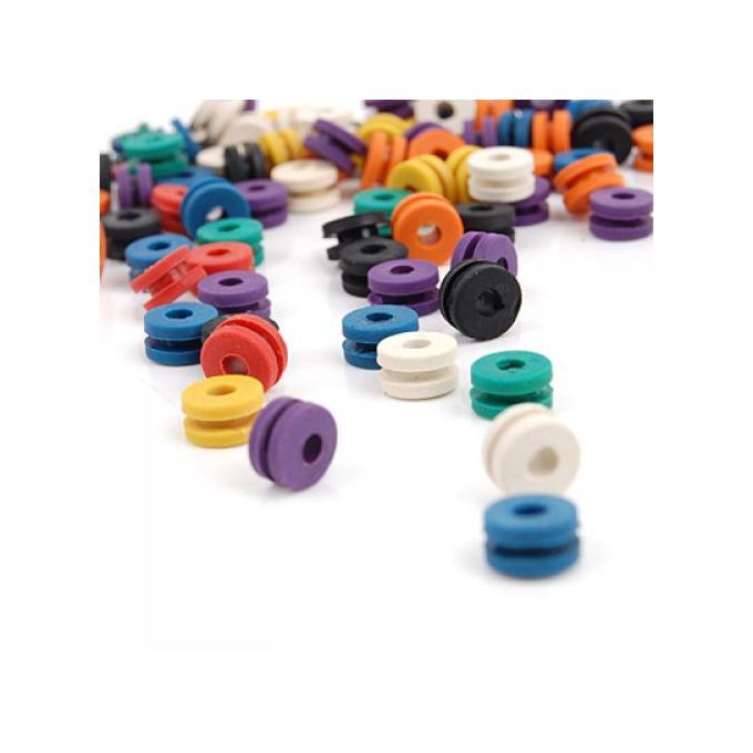 200pcs Rubber Tattoo Machine Needles Grommets Pads Bar