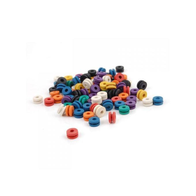 200pcs Rubber Tattoo Machine Needles Grommets Pads Bar