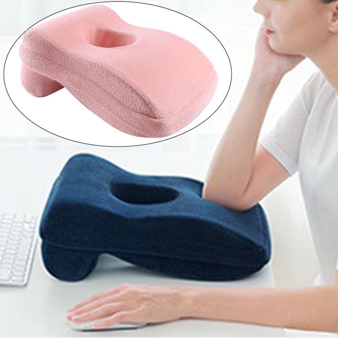 2-in-Pack Portable Memory Foam Nap Pillow, Office Desk Sleeping Neck