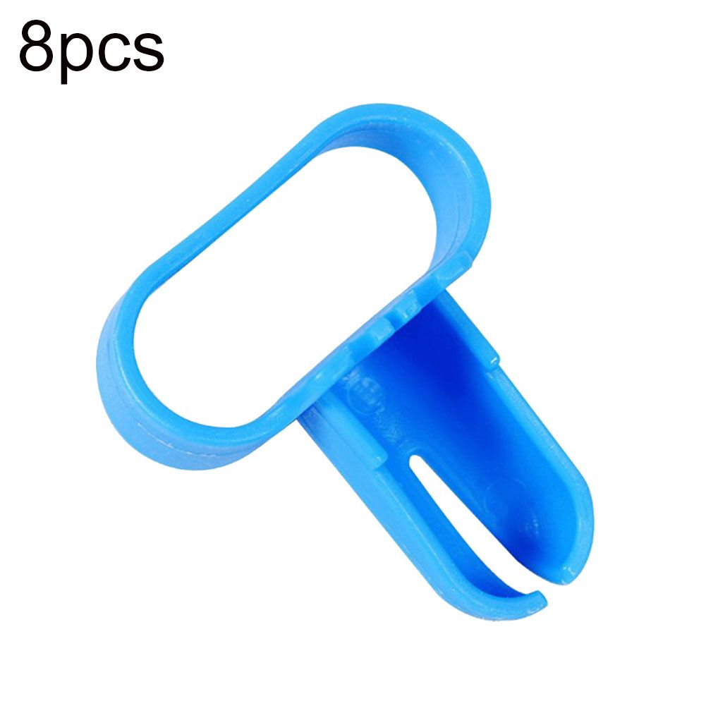 8Pcs Plastic Air Balloon Knotter Tie Tying Sealing Tool-Pink