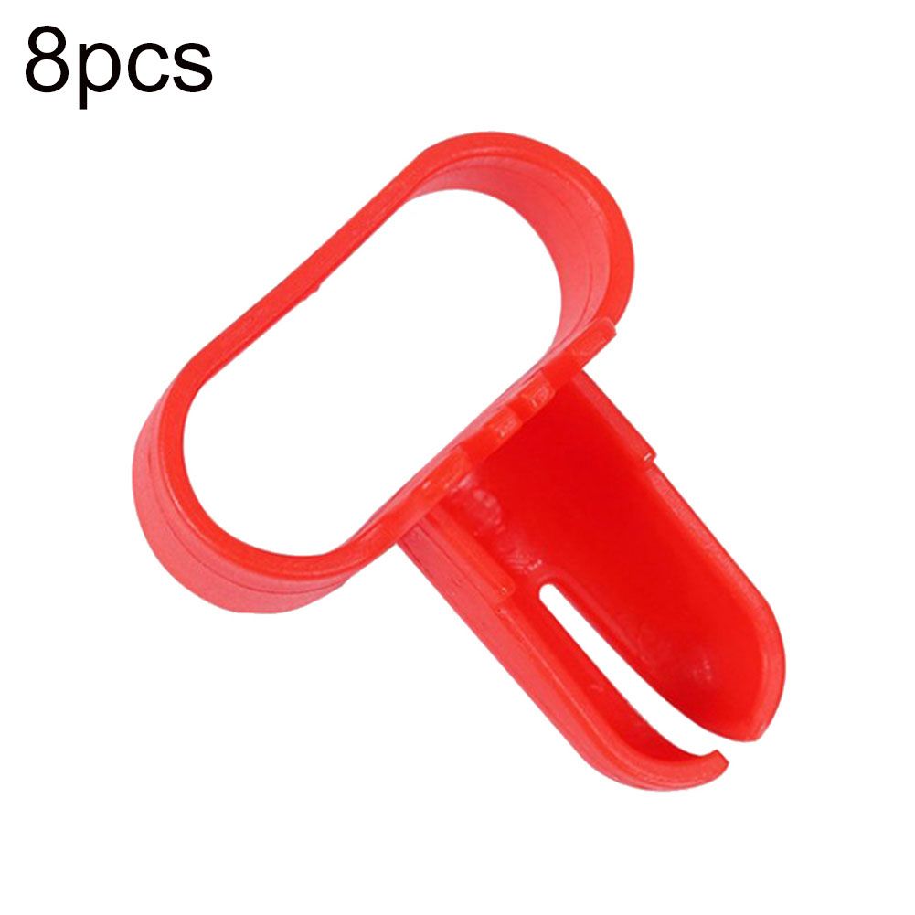 8Pcs Plastic Air Balloon Knotter Tie Tying Sealing Tool-Pink