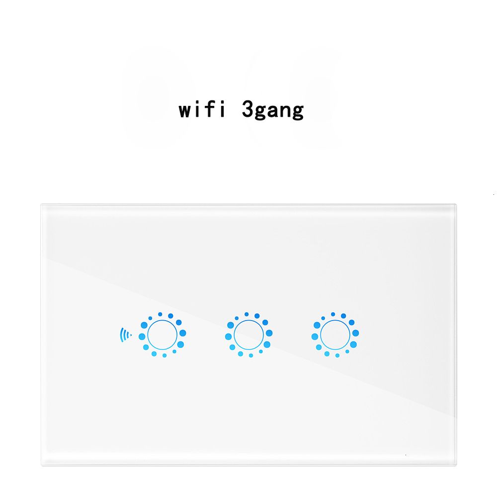 US/EU/AU Standard Touch Switch Smart Light Switch Panel Wall