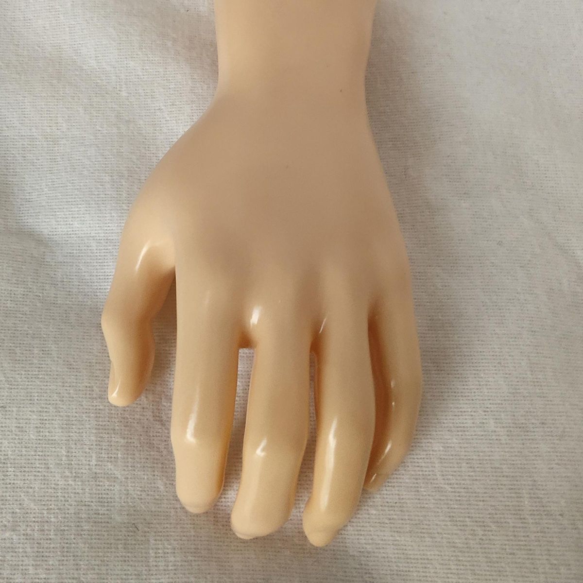 PVC Hand  Model  Jewelry Display Support  Khaki Left