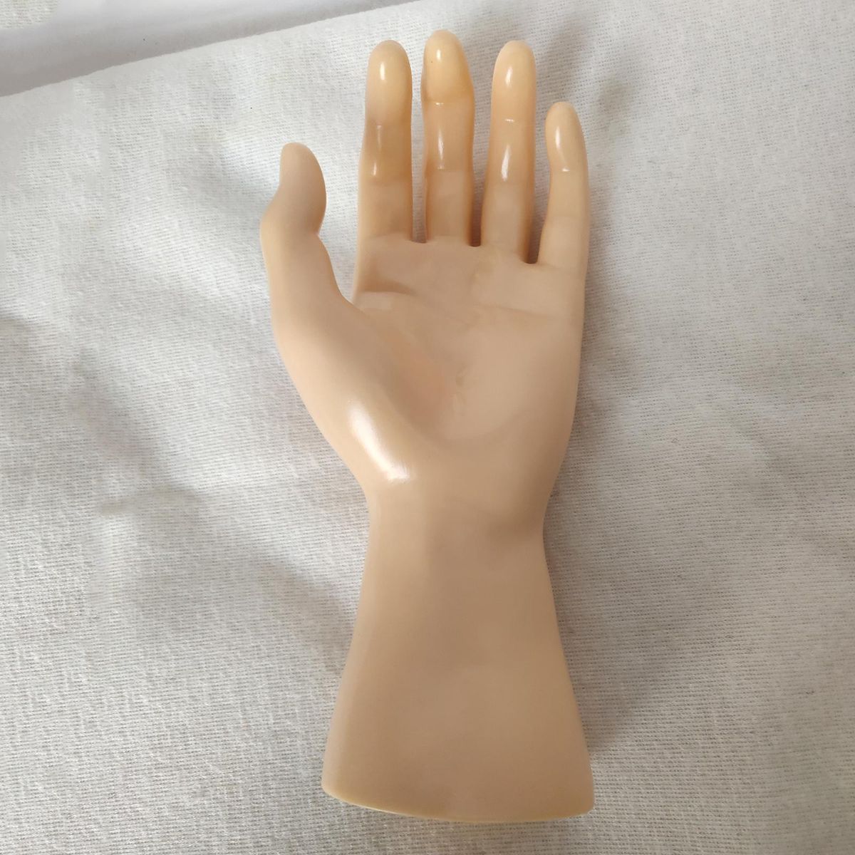 PVC Hand  Model  Jewelry Display Support  Khaki Left