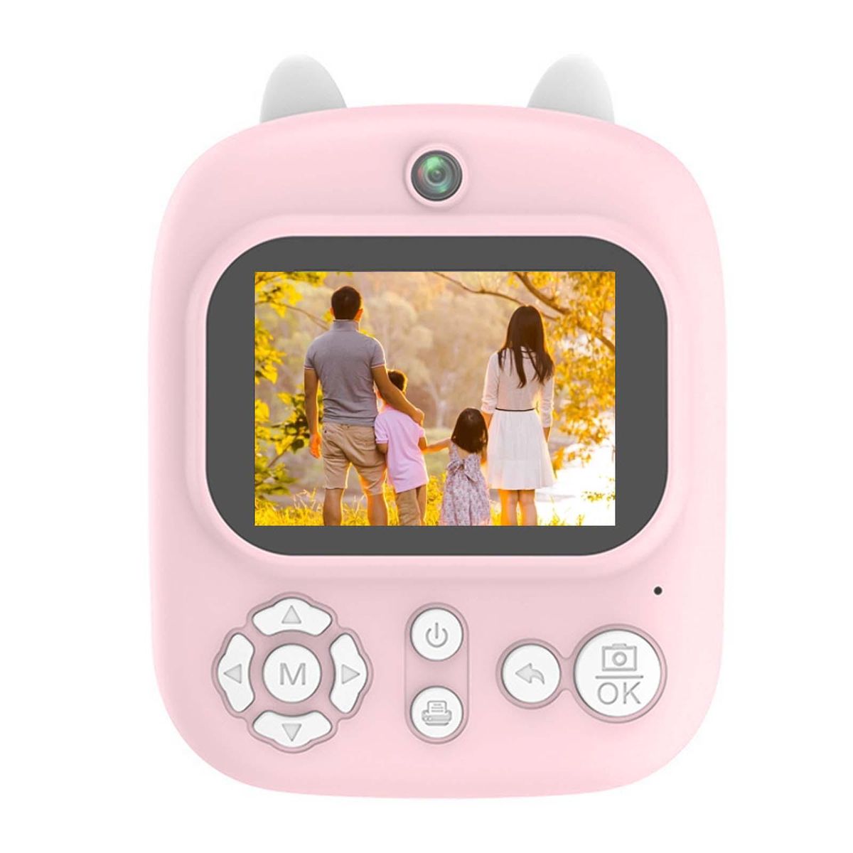 Children Instant Camera Child Selfie Camera Toy 2 Pink