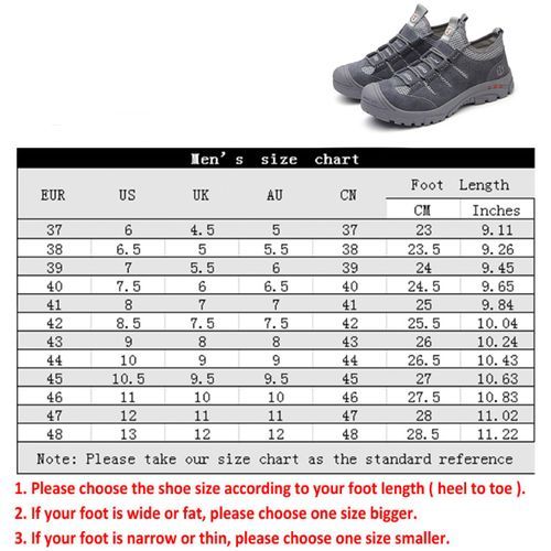 Mens Work Safety Shoes Steel Toe Light Leather Work Boots