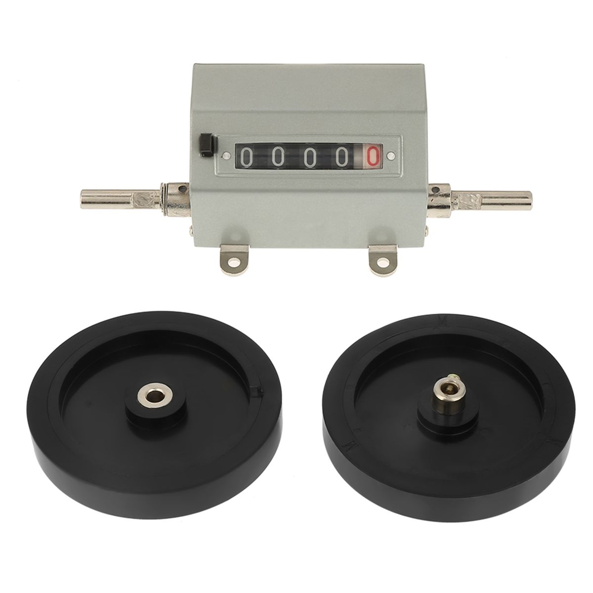 1pc Rolling Wheel 5 Digits 0-9999.9 Length Counter Max