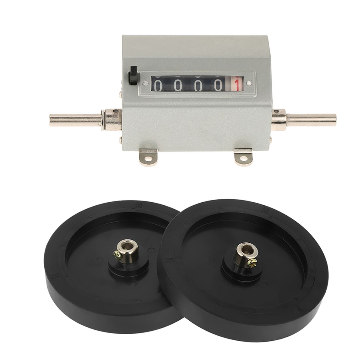 1pc Rolling Wheel 5 Digits 0-9999.9 Length Counter Max